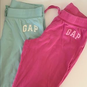 GapKids Teal and Pink Sweatpants (Duo Deal)